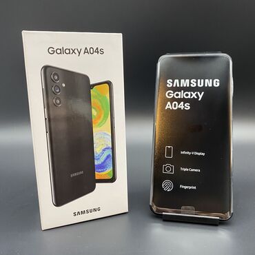 samsung s10е: Samsung Galaxy A04s, Новый, 64 ГБ, цвет - Черный, 2 SIM
