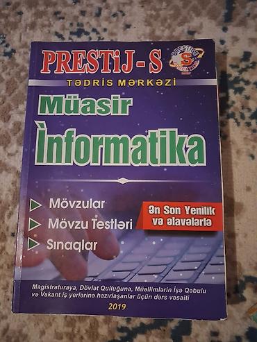 array informatika: Müasir İnformatika – PRESTİJ-S Tədris Mərkəzi • Nəşr: 2019 • Mövzu — 1