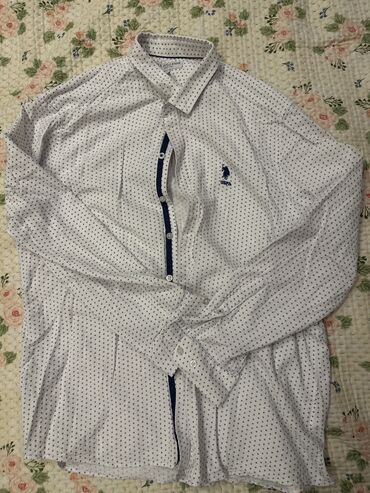 белая рубашка: Мужская рубашка, XL (EU 42), Polo Ralph Lauren, Б/у, цвет - Белый