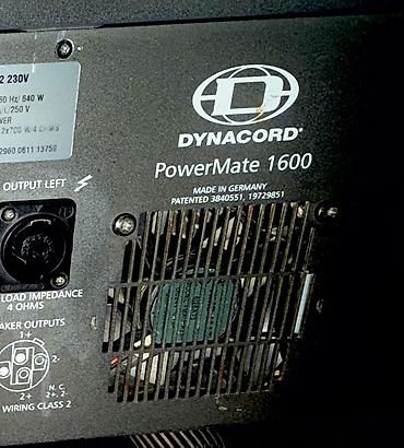 sumqayıtda canta: Temiz aletdir . Dynacord PowerMate 1600 – gücləndiricili peşəkar — 3