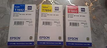 vifi aparatı: Məhsul: Epson orijinal mürəkkəb kartricləri – T7892 (Cyan), T7893 — 3