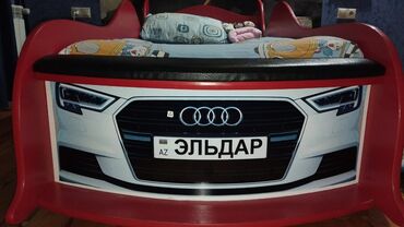 Детские кровати-машины: Б/у, Без подьемного механизма, С матрасом, Без выдвижных ящиков, Азербайджан