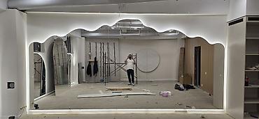 Зеркала: Зеркало на заказ от 2500 сом за м2! Производство Россия, 4мм толщина — 17