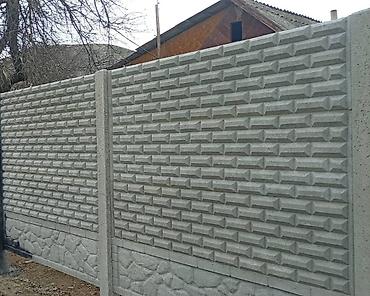 Бетонные еврозаборы: Бетонные еврозаборы, высота 2 метра. - Секции из прочного — 14