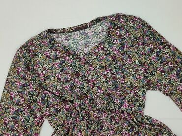 czarne eleganckie bluzki plus size: Up FASHION, Women's blouse, size 5XL (EU 50)