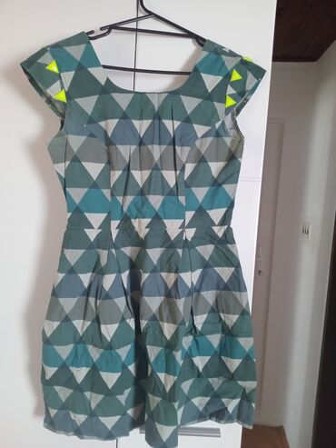 haljina pastunette: S (EU 36), color - Khaki, Other style, Short sleeves