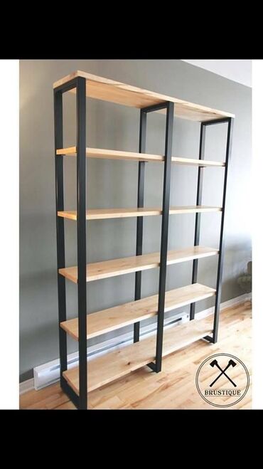 Другая мебель: Полки,Стеллажи Лофт Местная производство Конструкция металическая — 8