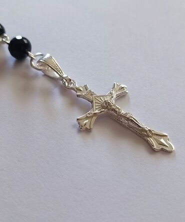 Ogrlice: Lančić, Handmade, Materijal: Kristal, Perlice, Srebro — 13