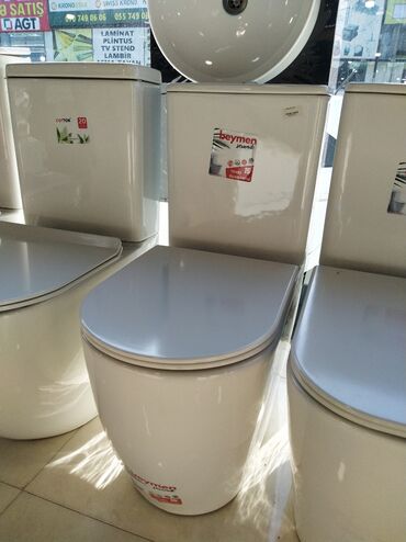 hamam tualet: Beymen Seramik tualet kompaktı - Döşəməyə quraşdırılan, çənli