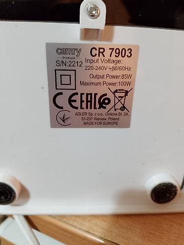 prodaja konca za heklanje: Camry Premium odvlaživač vazduha CR 7903 Napomena: Uređaj ODVLAŽUJE — 6