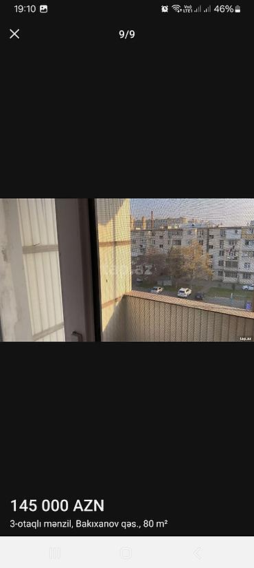 razin: Bakı, Bakıxanov qəs., 3 otaqlı, Köhnə tikili, m. Neftçilər, 80 kv. m — 9