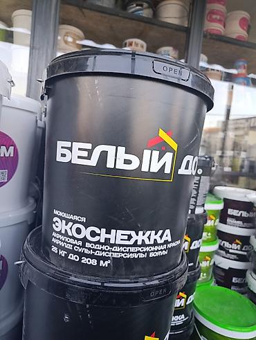 Акриловая краска: Моющаяся акриловая краска «Экоснежка» БЕЛЫЙ ДОМ.Супермоющаяся — 1
