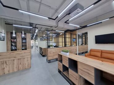 жк монблан: Сдаю Офис, 205 м², В жилом комплексе, С системой безопасности, С видом на горы, С оборудованием