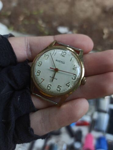 ponco sa krznom: Wostok Navijac Sat 18 Jewels Stari vintage sat za kolekcionare na