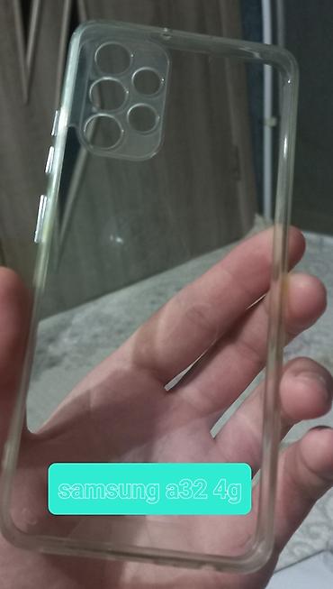 samsung galaxy a30 ekran: Samsung Galaxy A32 4G üçün şəffaf telefon qabı - Model uyğunluğu — 1
