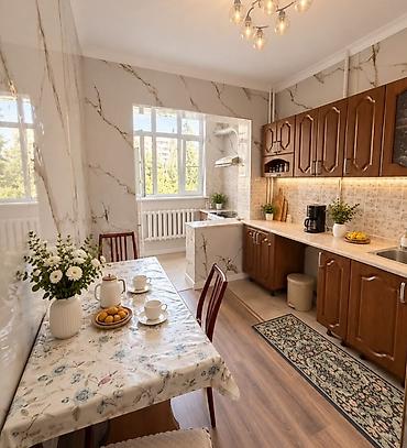 ayar group 3: 3 комнаты, 82 м², Асанбай мкр 106 серия улучшенная, 2 этаж, Евроремонт — 9