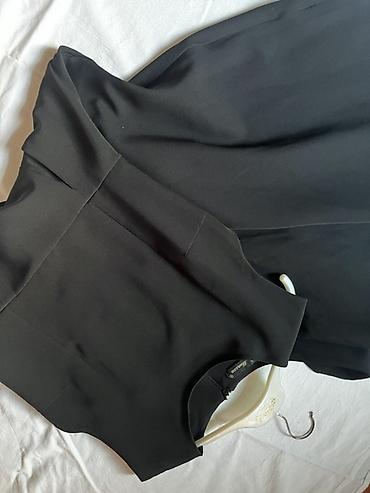 kişi üçün ev şap şapları: Qara rəngli qadın paltarı – Monezza - Brend: Monezza - Model: qolsuz — 3