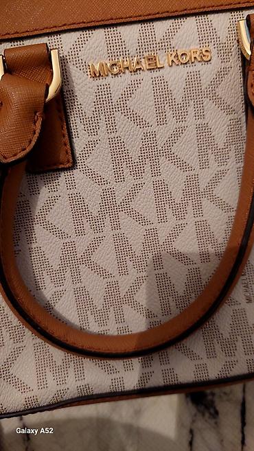Классические сумки: Классическая сумка, Michael Kors, Материал: Комбинированный материал, Жёсткая конструкция, Женские — 6