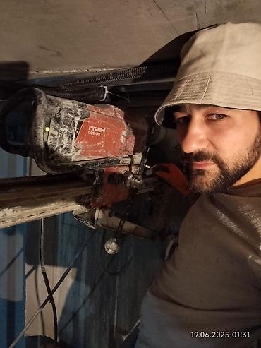 Beton işləri: Səssiz tozsuz səliqəli kəsim. Beton katlavan monolit kubik — 6