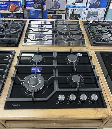 Кухонные плиты и варочные поверхности: Midea, Газовая, Механическое, Встраиваемая — 1