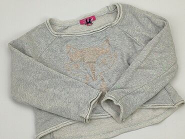 sweterek wełniany dla dziewczynki: Sweatshirt, 5-6 years, 116-122 cm, condition - Good
