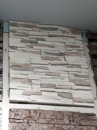 sobsan fasad boyalari kataloqu: Dekorativ divar panelləri – “daş fakturalı” şəbəkəli modul lövhələr -