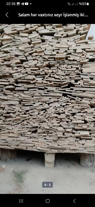 Reykalar, taxtalar: Məhsul: Taxta lövhələr və şalbanlar (qarışıq ölçülərdə) Təsvir: - — 10