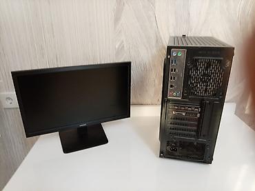klassik telefon: Komplekt masaüstü kompüter + monitor Komponentlər: - Videokart: ASUS — 5