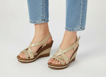 sandały wiązane na łydce ccc: Sandals for women, size 39