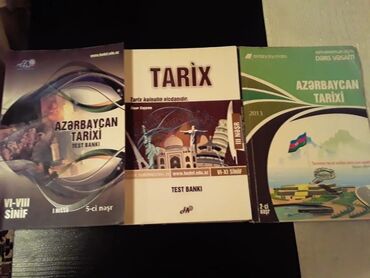 Kitablar, jurnallar, CD, DVD: "Tarix" test toplusu.Есть еще разные учебники и тесты. Чтобы