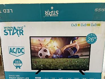 Winning Star 26" LED TV + DVB T2/C rəqəmsal tuner Az işlənmiş smart