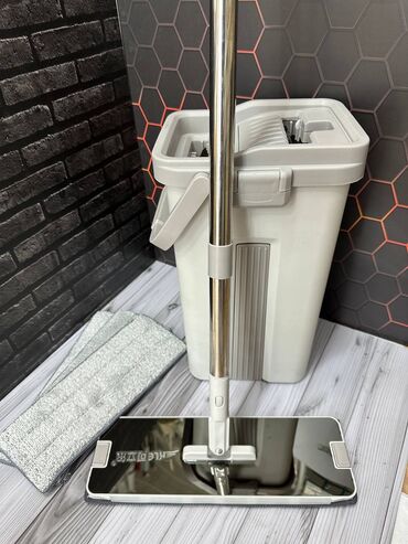 Уборочный инвентарь: Швабры для дома С отдимом С ведром Универсальные Отличного качество — 6