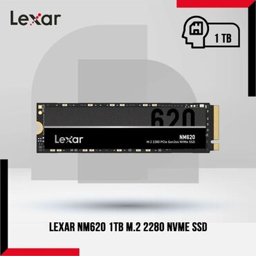 терабайт цена: Маалымат алып жүрүүчү, Жаңы, Lexar, SSD, 1 ТБ, ПК үчүн
