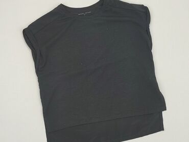 czarny golf wełniany: T-shirt, River Island, 5-6 years, 110-116 cm, condition - Good
