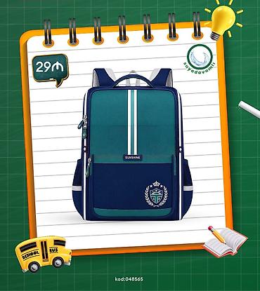 mekteb çanta: 🎒MƏKTƏBLİ ÇANTALARI 1. Minimalist Müasir Çanta (Kod: 048567) ❌İlkin — 2