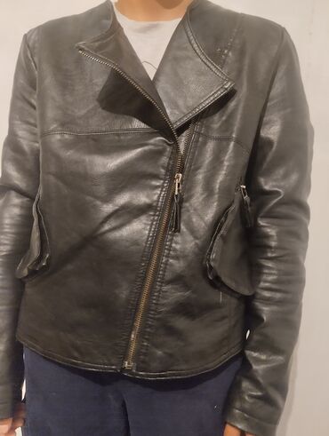 uniqlo куртки: Кожаная куртка, Натуральная кожа, 3XL (EU 46), 4XL (EU 48)