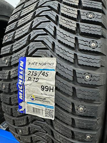 mishlen: Шины 235 / 45 / R 19, Зимняя шипованная, Новый, Комплект, Легковые, Франция, Michelin — 3
