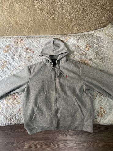 кофта обманка: Мужская толстовка, XL (EU 42), Polo Ralph Lauren, Новый, цвет - Серый, Самовывоз, Платная доставка