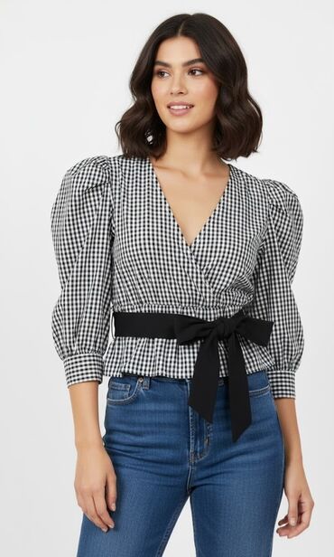 вешалка в прихожую с зеркалом: Trendyoldan alinib. Hec geyinilmeyib. S ve M razmere kimi gedir. Hec