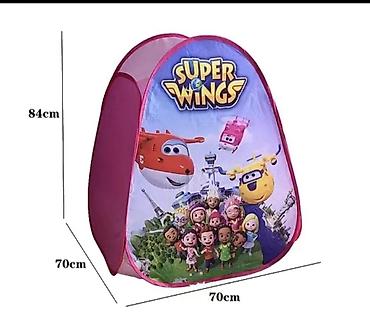ярки: Игровая палатка «Super Wings» для детей - Яркий дизайн с персонажами — 1