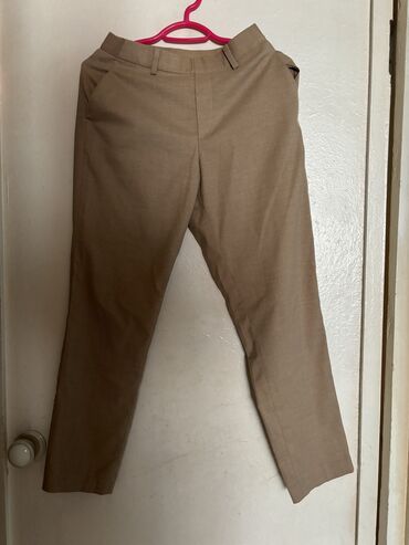 укороченный пиджак и брюки: Брюки S (EU 36), цвет - Бежевый