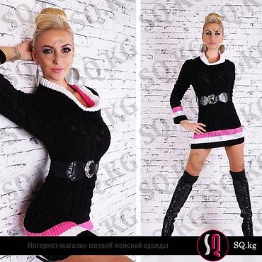 Повседневные платья: Повседневное платье, Осень-весна, Короткая модель, L, S, M — 14