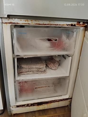 Soyuducular: İşlənmiş 2 qapılı Indesit Soyuducu Satılır, rəng - Gümüşü — 6