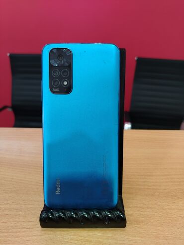 Xiaomi: Xiaomi Redmi Note 11, 128 GB, rəng - Göy, 
 Barmaq izi, Face ID