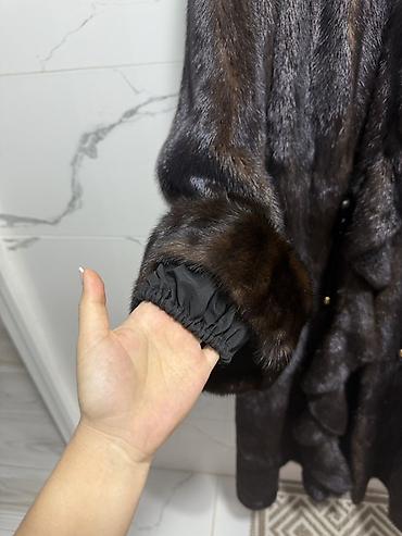 Шубы: Шуба, Норка, Длинная модель, Италия, L — 6