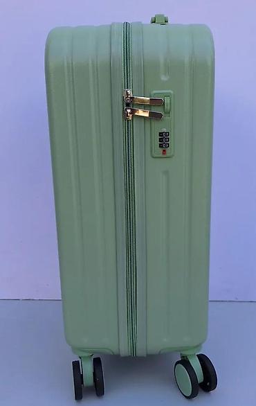 Putni koferi i torbe: Tvrdi kofer na točkiće – dečiji/teen model, mint zelena boja - — 12