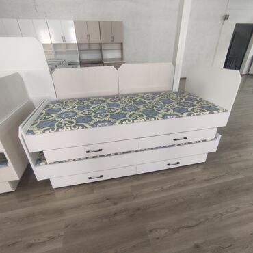 Односпальные кровати: Односпальная кровать, Новый, С матрасом, длина - 190 см — 2