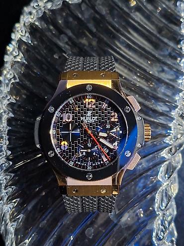fiber optic: Hublot Big Bang avtomatik saat Kasa: 18 ayar pembe altın. Bezel (Saat — 3