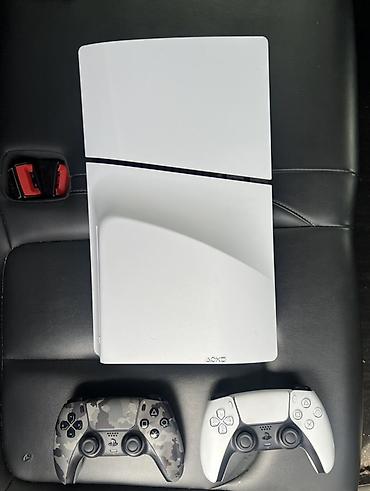 PS5 (Sony PlayStation 5): Игровая консоль Sony PlayStation 5 (версия с дисководом) в белом цвете — 1