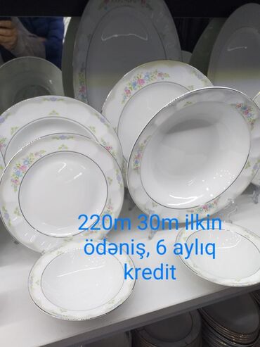 Nahar dəstləri və servizlər: Nahar dəsti, rəng - Ağ — 12